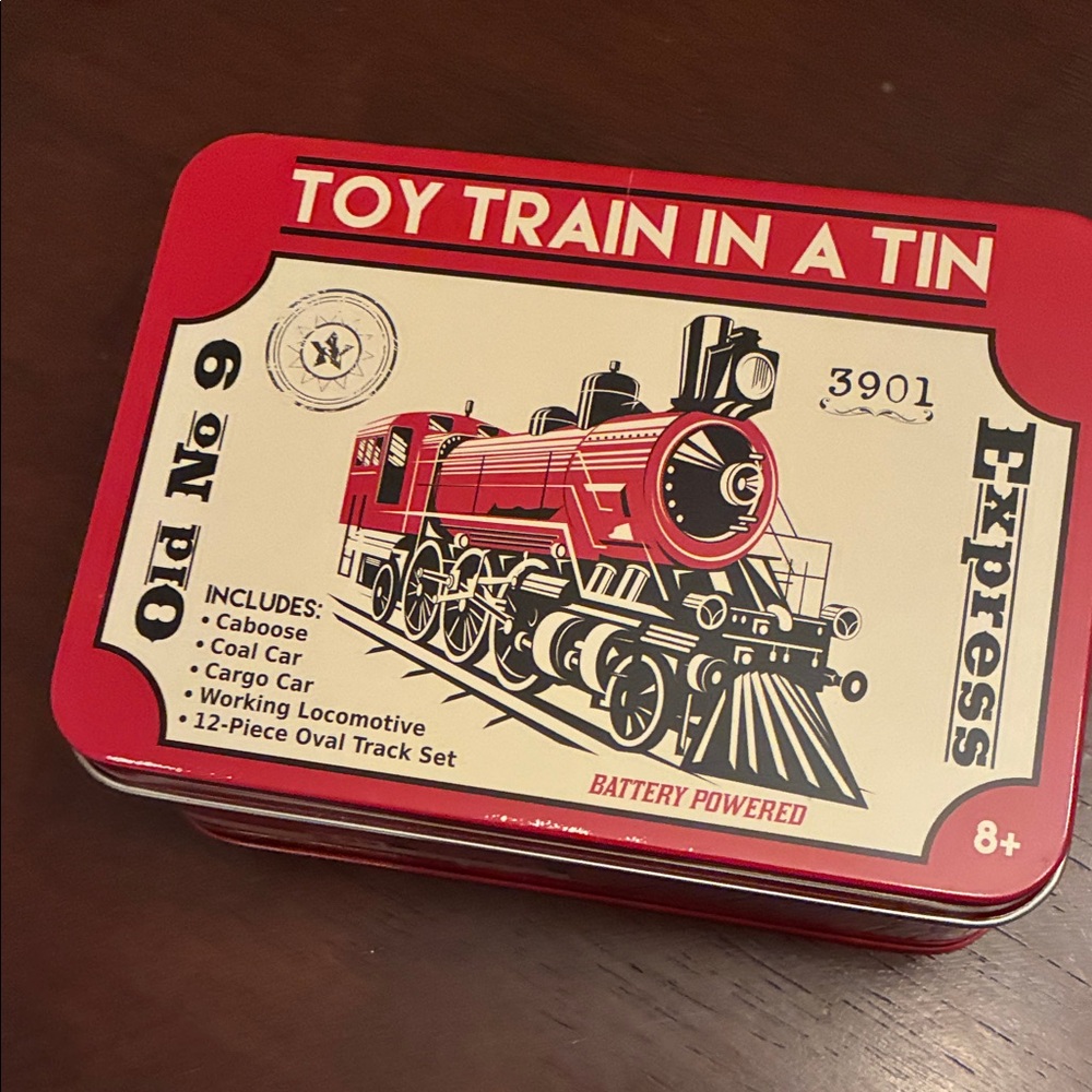 NWT Toy Train in a Tin - Red Express